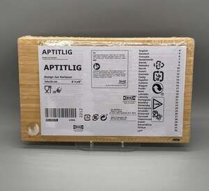 IKEA APTITLIG Bamboo Chopping Cutting Board 24x15 cm 9.5x6 NEW Sealed 602.334.26